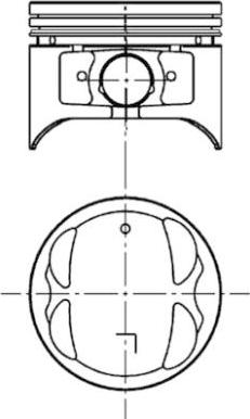 Kolbenschmidt 40062600 - Piston aaoparts.ro