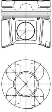 Kolbenschmidt 40079600 - Piston aaoparts.ro