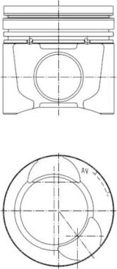 Kolbenschmidt 40074600 - Piston aaoparts.ro
