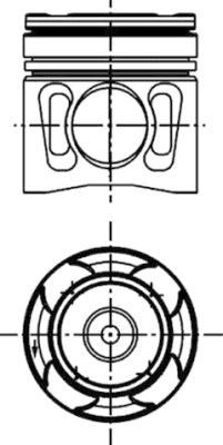 Kolbenschmidt 40162601 - Piston aaoparts.ro