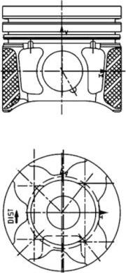 Kolbenschmidt 40179610 - Piston aaoparts.ro