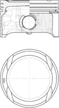 Kolbenschmidt 40839600 - Piston aaoparts.ro