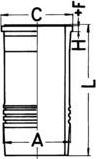 Kolbenschmidt 89900110 - Camasa cilindru aaoparts.ro