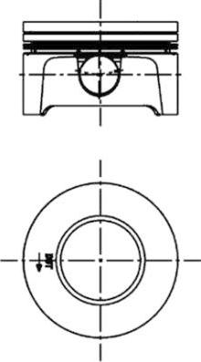 Kolbenschmidt 97004600 - Piston aaoparts.ro