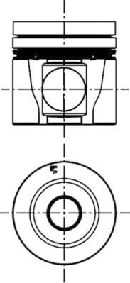 Kolbenschmidt 40305600 - Piston aaoparts.ro