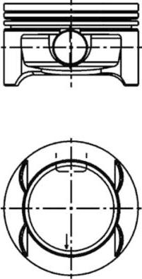 Kolbenschmidt 40386600 - Piston aaoparts.ro