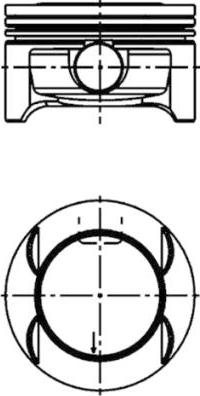 Kolbenschmidt 40385600 - Piston aaoparts.ro