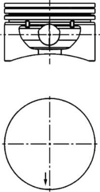 Kolbenschmidt 40380600 - Piston aaoparts.ro