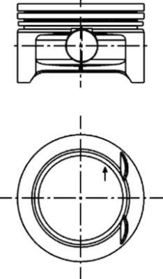 Kolbenschmidt 40382600 - Piston aaoparts.ro