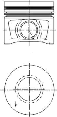 Kolbenschmidt 40387610 - Piston aaoparts.ro