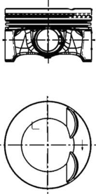 Kolbenschmidt 41501600 - Piston aaoparts.ro