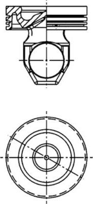 Kolbenschmidt 40338600 - Piston aaoparts.ro