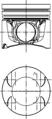 Kolbenschmidt 40262600 - Piston aaoparts.ro