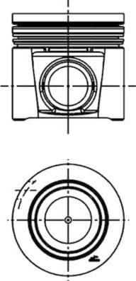 Kolbenschmidt 41707600 - Piston aaoparts.ro