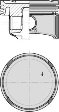 Kolbenschmidt 40795600 - Piston aaoparts.ro