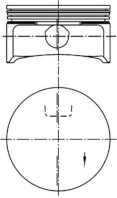 Kolbenschmidt 99741601 - Piston aaoparts.ro