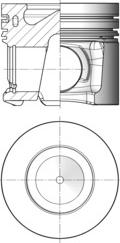 Kolbenschmidt 41493600 - Piston aaoparts.ro