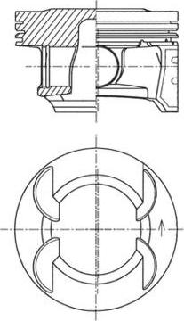 Kolbenschmidt 41492610 - Piston aaoparts.ro