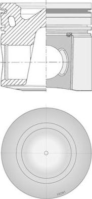 Kolbenschmidt 41541600 - Piston aaoparts.ro