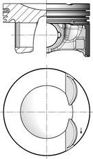 Kolbenschmidt 41533600 - Piston aaoparts.ro