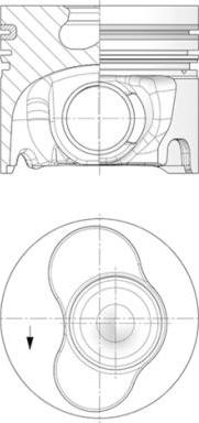 Kolbenschmidt 41093600 - Piston aaoparts.ro