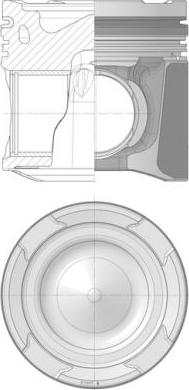 Kolbenschmidt 41120600 - Piston aaoparts.ro