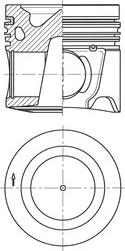 Kolbenschmidt 41805600 - Piston aaoparts.ro