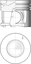 Kolbenschmidt 41269610 - Piston aaoparts.ro