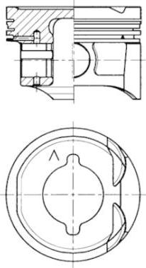 Kolbenschmidt 41284600 - Piston aaoparts.ro