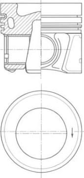 Kolbenschmidt 41270600 - Piston aaoparts.ro