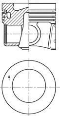 Kolbenschmidt 41271600 - Piston aaoparts.ro