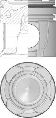 Kolbenschmidt 41273600 - Piston aaoparts.ro