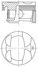 Kolbenschmidt 41705600 - Piston aaoparts.ro