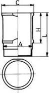 Kolbenschmidt 89060110 - Camasa cilindru aaoparts.ro