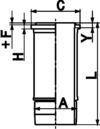 Kolbenschmidt 89521110 - Camasa cilindru aaoparts.ro