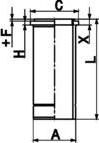 Kolbenschmidt 89846110 - Camasa cilindru aaoparts.ro