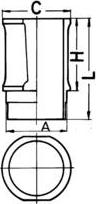 Kolbenschmidt 89301110 - Camasa cilindru aaoparts.ro