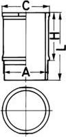 Kolbenschmidt 97258960 - Set raparatii, piston / bucsa cursa cilindru aaoparts.ro