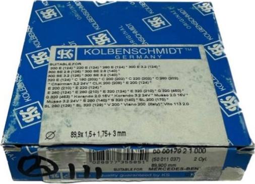 Kolbenschmidt 800017921000 - Set segmenti piston aaoparts.ro