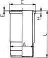 Kolbenschmidt 89588110 - Camasa cilindru aaoparts.ro