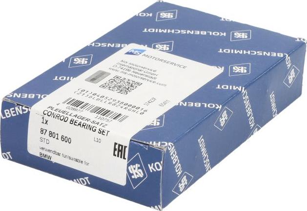 Kolbenschmidt 87801600 - Set lagar biela aaoparts.ro