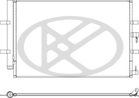 KOYORAD CD320908 - Condensator, climatizare aaoparts.ro