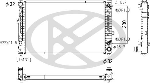 KOYORAD PL442727 - Radiator, racire motor aaoparts.ro
