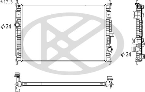 KOYORAD PL463951 - Radiator, racire motor aaoparts.ro