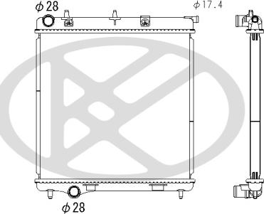 KOYORAD PL463860 - Radiator, racire motor aaoparts.ro
