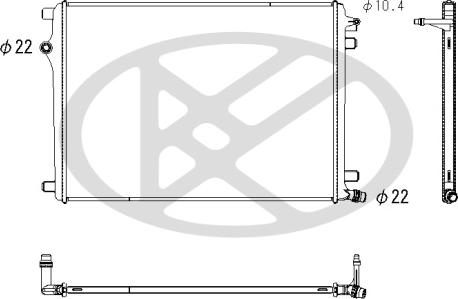KOYORAD PL413950 - Radiator, racire motor aaoparts.ro