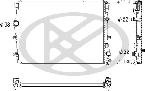 KOYORAD PL413953 - Radiator, racire motor aaoparts.ro