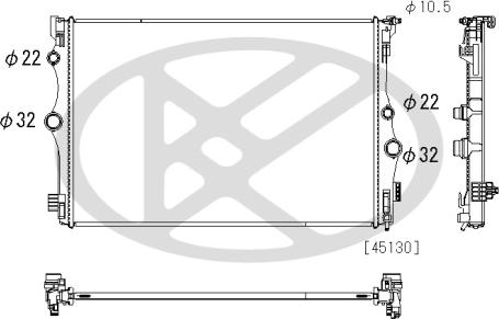 KOYORAD PL413912 - Radiator, racire motor aaoparts.ro
