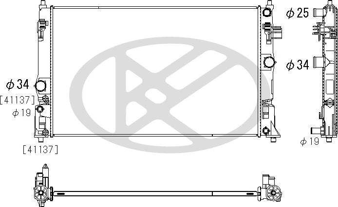 KOYORAD PL013972 - Radiator, racire motor aaoparts.ro