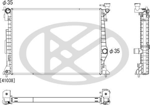 KOYORAD PL823593 - Radiator, racire motor aaoparts.ro